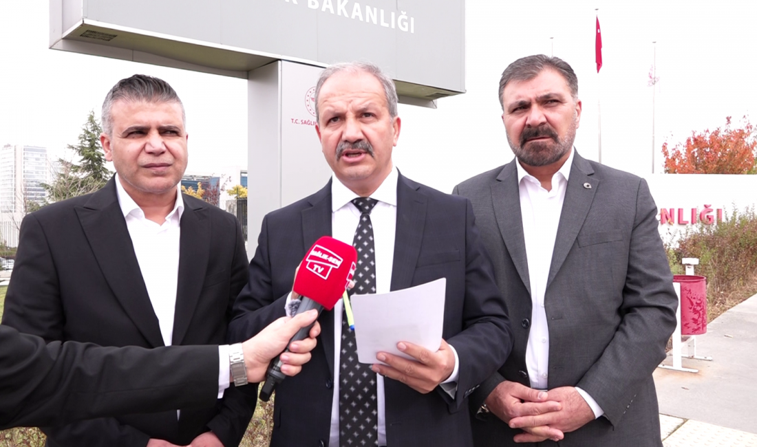Sağlık Bakanlığı Strateji Geliştirme Başkanı Engin Karabaş’ı ziyaret eden Genel