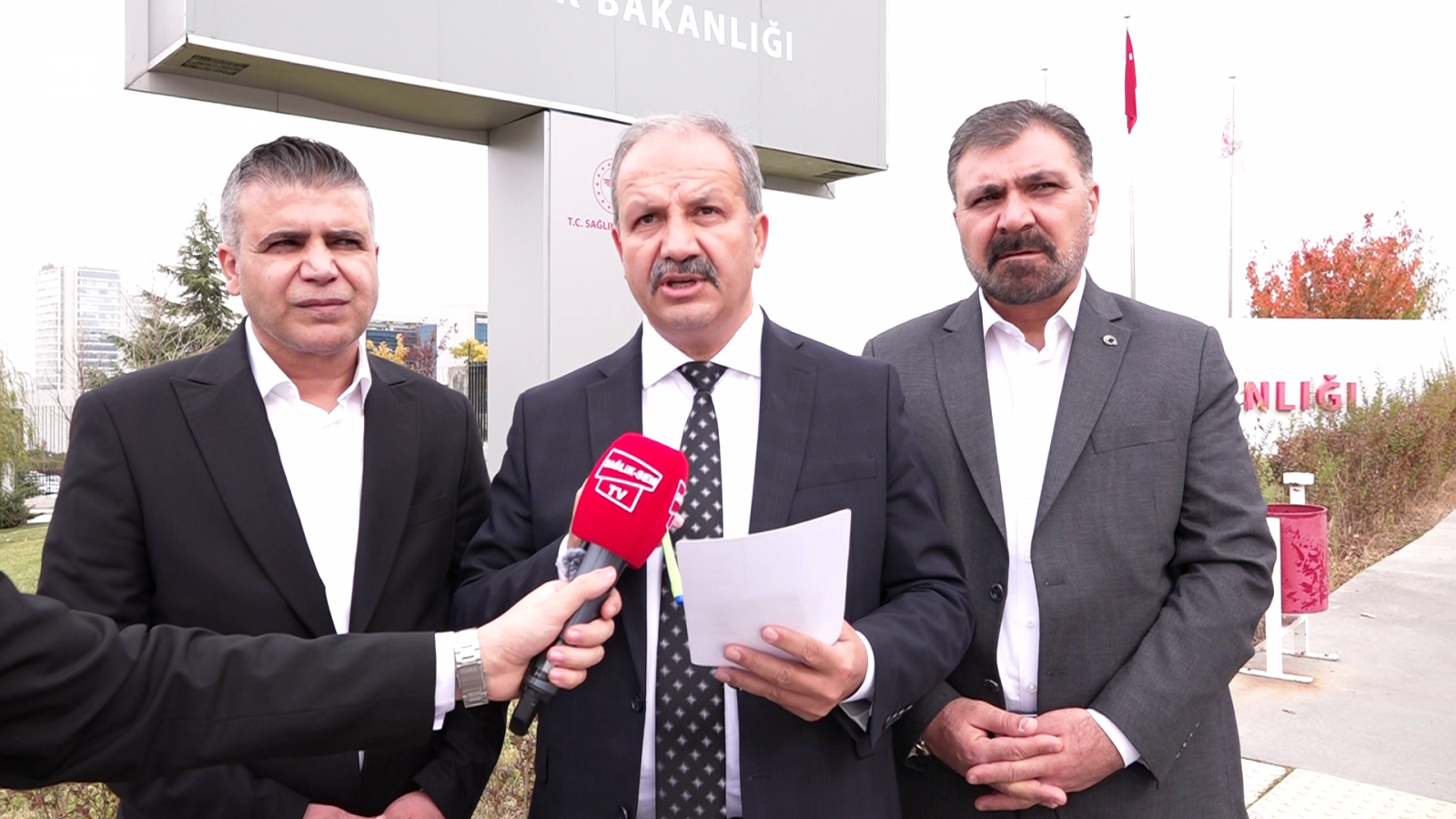 Sağlık Bakanlığı Strateji Geliştirme Başkanı Engin Karabaş’ı ziyaret eden Genel