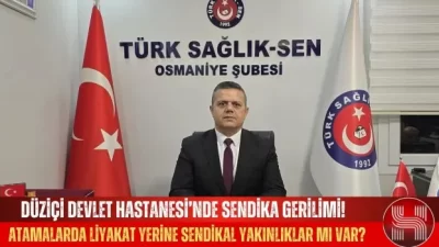 Osmaniye İl Sağlık Müdürlüğü bünyesindeki kurumlara yapılan sözleşmeli idareci atamaları,
