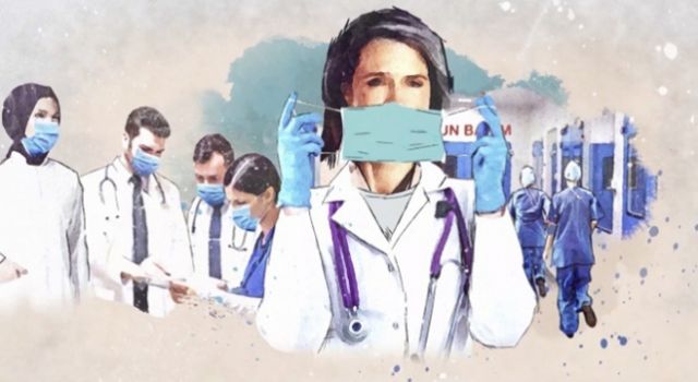 Koronavirüs pandemisi ile mücadele sırasında koronavirüsten yaşamını yitiren sağlık çalışanı