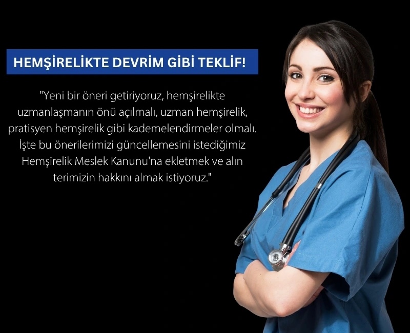 Hemşirelikte Devrim Gibi Teklif! Görev Tanımı Netleşmeli, Uzmanlaşma Şart Hemşirelikte Devrim Gibi Teklif!
Sağlık-Sen Genel Başkanı Mahmut Faruk Doğan,