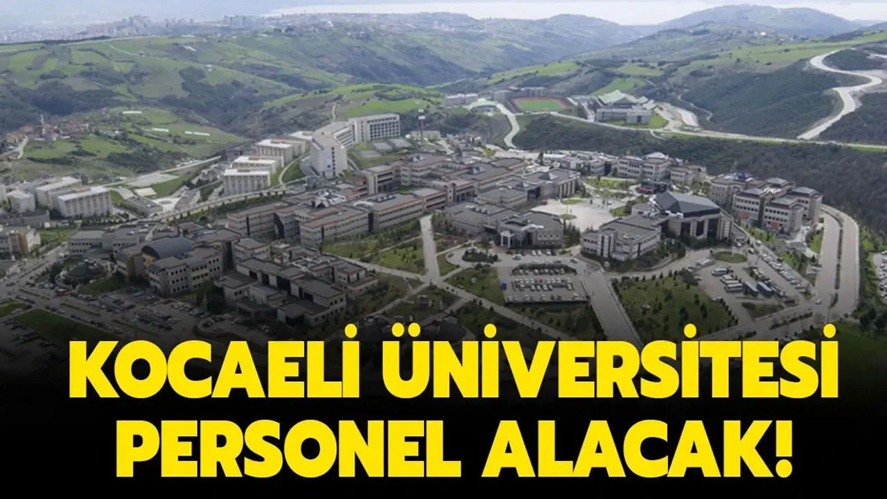 Kocaeli Üniversitesi, hastane bünyesindeki personel ihtiyacını karşılamak üzere 657 sayılı