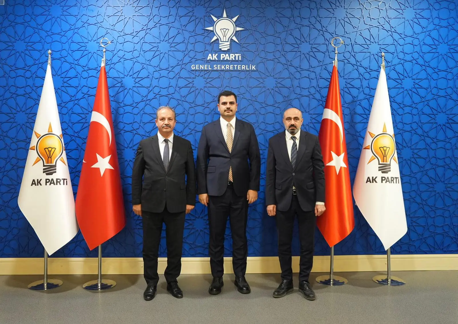 Sağlık-Sen Genel Başkanı Mahmut Faruk Doğan ve Genel Başkan Yardımcısı