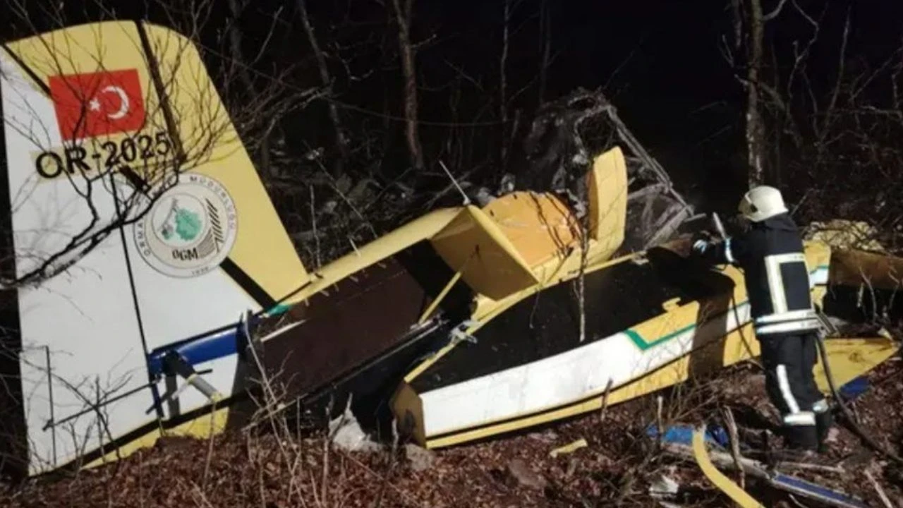 Tarım ve Orman Bakanlığı’na ait yangın söndürme uçağı Hırvatistan’ın Senj