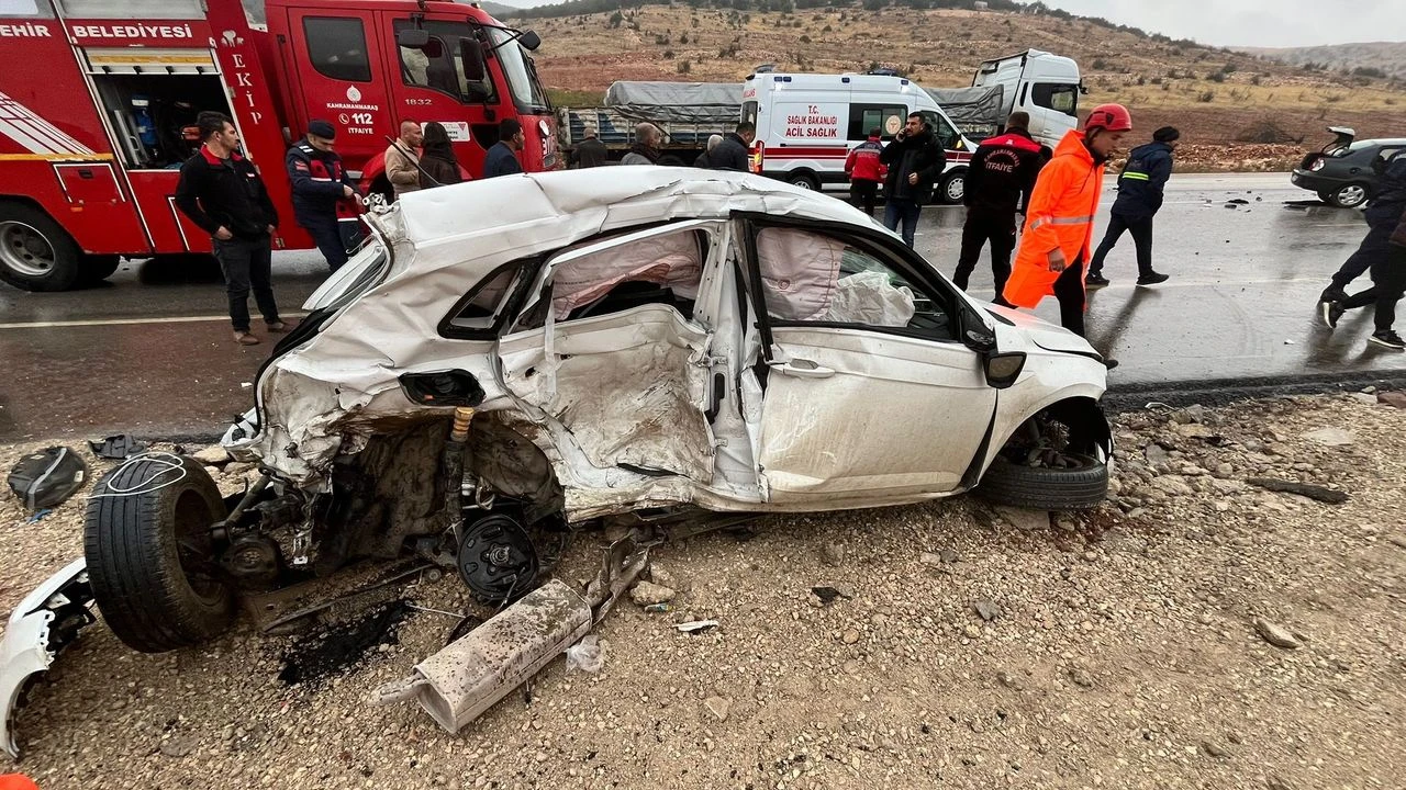 Kahramanmaraş’ta meydana gelen trafik kazasında, Aile Sağlık Merkezi’nde görev yapan