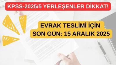 Sağlık Bakanlığı sözleşmeli personel alımına ilişkin KPSS-2025/5 yerleştirme sonuçları ÖSYM