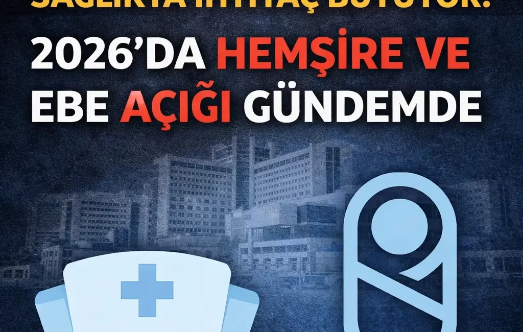 2026’da Hemşire ve Ebe Açığı Gündemde Ahmet Esmer’in paylaştığı verilere göre 2026 yılında hizmete girecek şehir