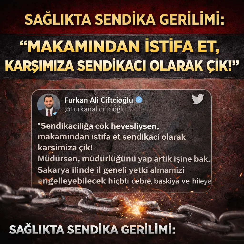 Genç Sağlık Sendikası Genel Sekreteri Furkan Ali Çiftçioğlu’nun Sakarya Eğitim