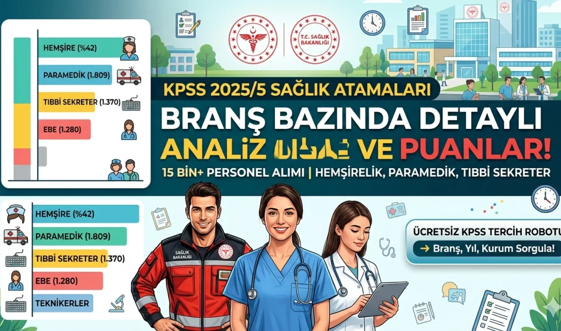 Sağlık Bakanlığı'nın 2025 yılındaki en büyük istihdam hamlelerinden biri olan