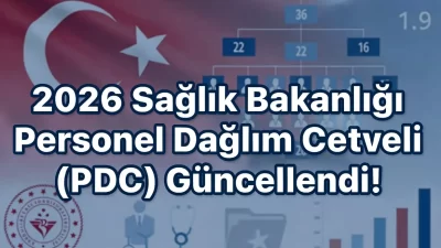T.C. Sağlık Bakanlığı Yönetim Hizmetleri Genel Müdürlüğü tarafından Personel Dağılım