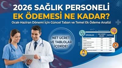 2026 Sağlık Personeli Ek Ödemesi Ne Kadar?
2026 Ocak-Haziran dönemi için