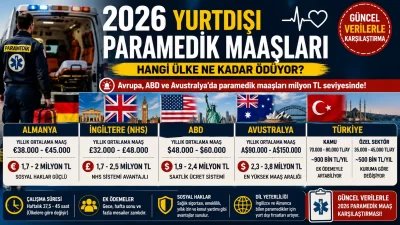 2026 yılında yurtdışında çalışmak isteyen paramediklerin en çok araştırdığı konuların