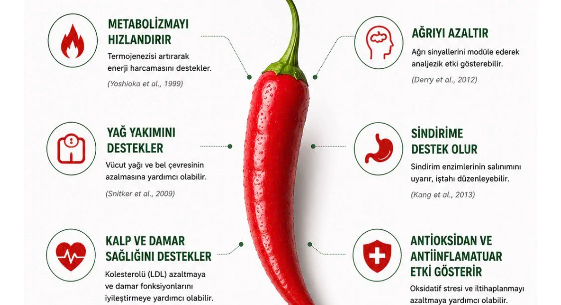 Acı Biber Tüketenlere Müjde! Araştırma Sonuçları Dikkat Çekti: Ölüm Riski