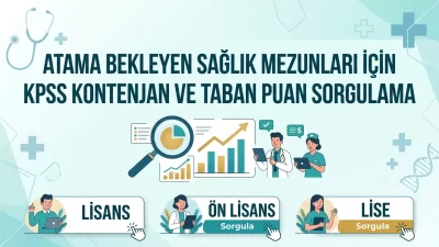 Atama Bekleyen Sağlık Mezunları İçin KPSS Kontenjan ve Taban Puan