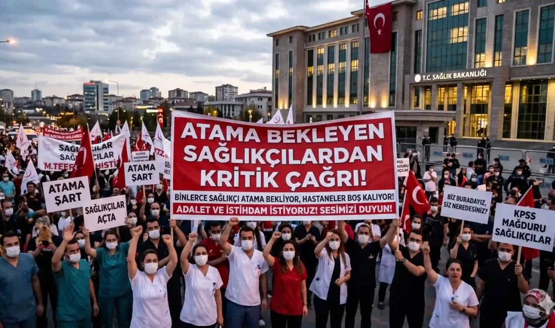 Atama Bekleyen Sağlıkçılardan Kritik Çağrı! “Atanmayan Her Sağlıkçı, Eksik Kalan