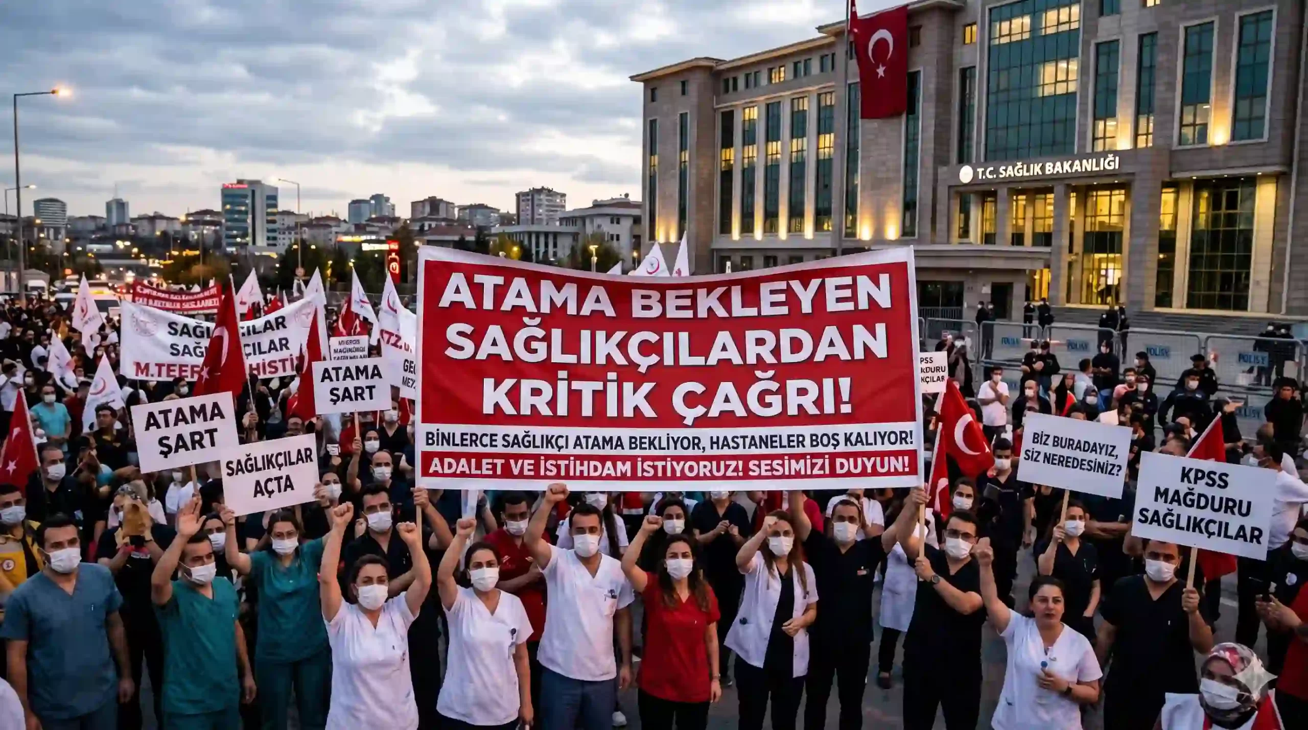 Atama Bekleyen Sağlıkçılardan Kritik Çağrı! “Atanmayan Her Sağlıkçı, Eksik Kalan