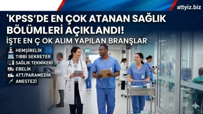 KPSS sağlık atamalarına ilişkin yıllara göre kontenjan verileri sağlık bölümü