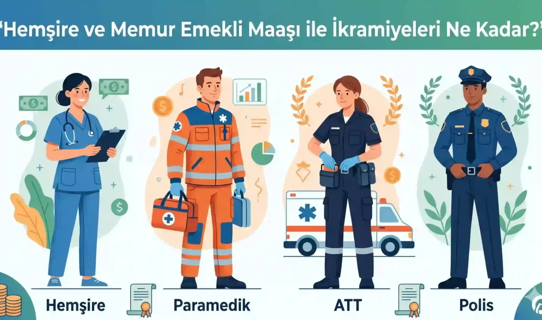 2026 yılına ilişkin güncel emekli maaşı ve 30 yıllık emekli