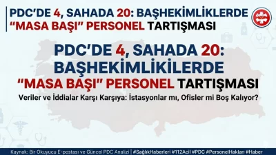 Sağlık Bakanlığı tarafından yayımlanan 2026 yılı Personel Dağılım Cetveli (PDC)