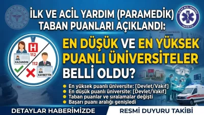 2025 YKS tercih dönemine kısa süre kala, sağlık alanında en