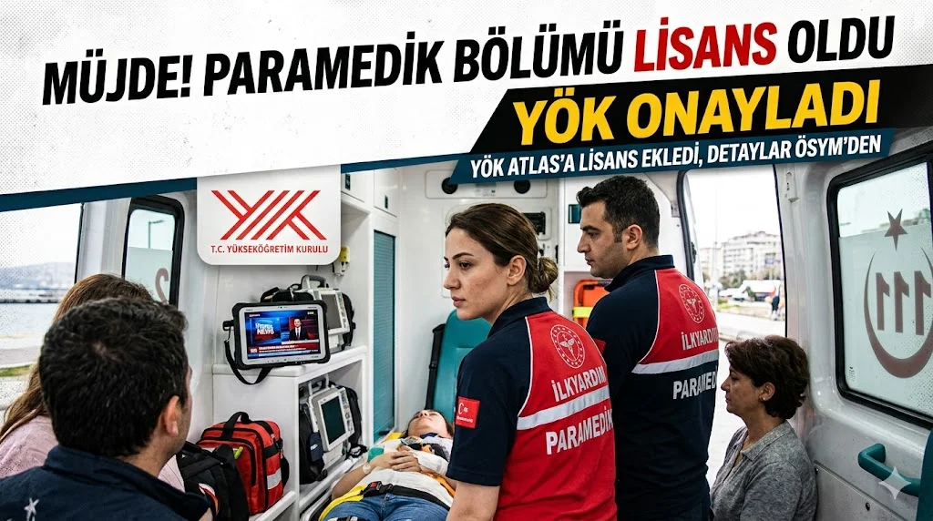 Paramedik Bölümü Lisans (4 Yıllık) Oldu Mu? YÖK’ten Tarihi Karar!
Sağlık