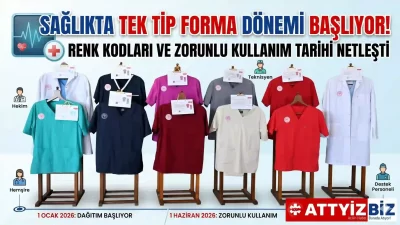 Sağlık Bakanlığı tarafından güncellenen "Kurumsal Kimlik Kılavuzu" kapsamında, sağlık çalışanlarının