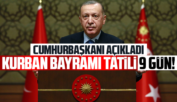 Cumhurbaşkanı Recep Tayyip Erdoğan, Kabine Toplantısı sonrası yaptığı açıklamada Kurban