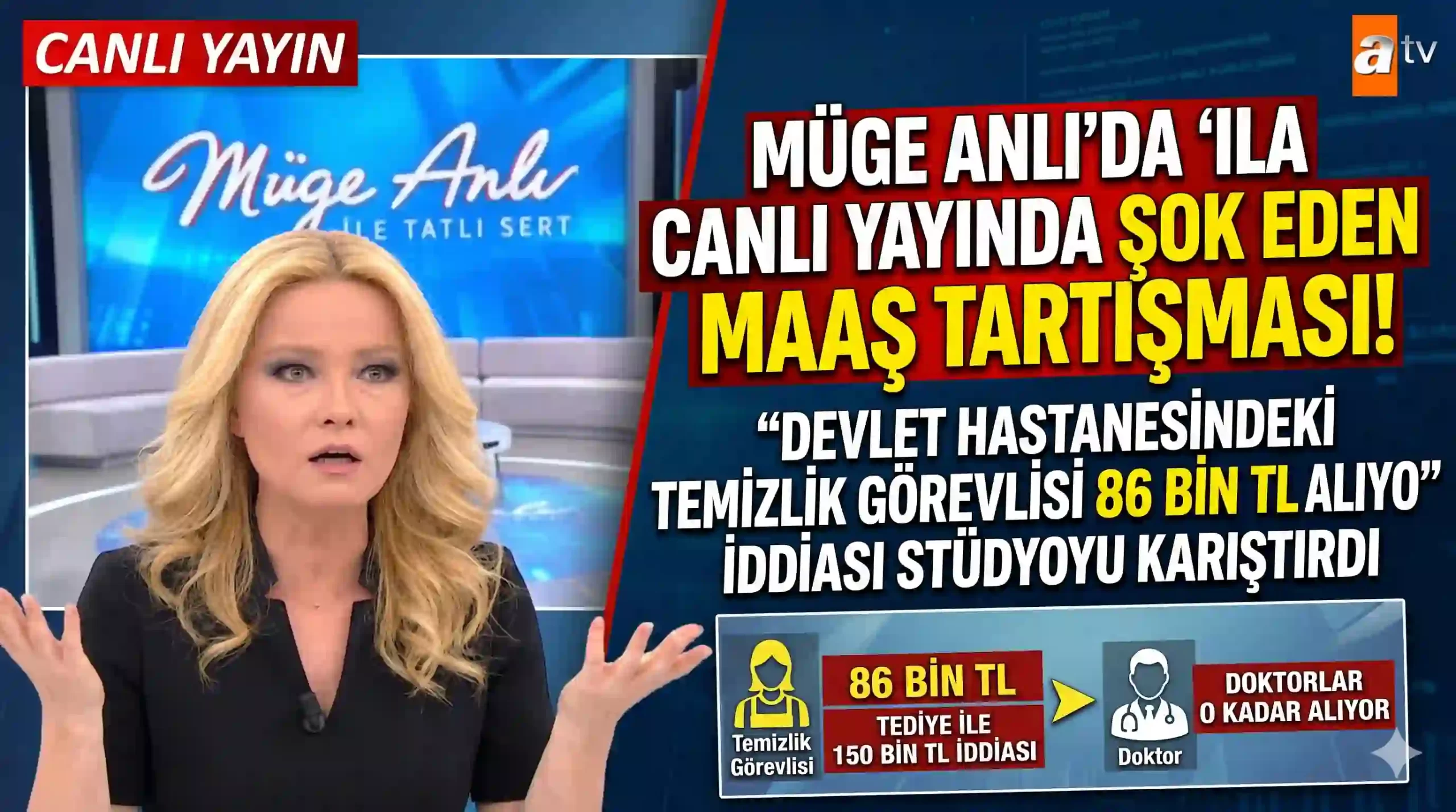 ATV ekranlarında yayınlanan Müge Anlı ile Tatlı Sert programında, devlet