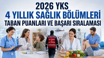 2026 YKS 4 Yıllık Sağlık Bölümleri Taban Puanları ve Başarı