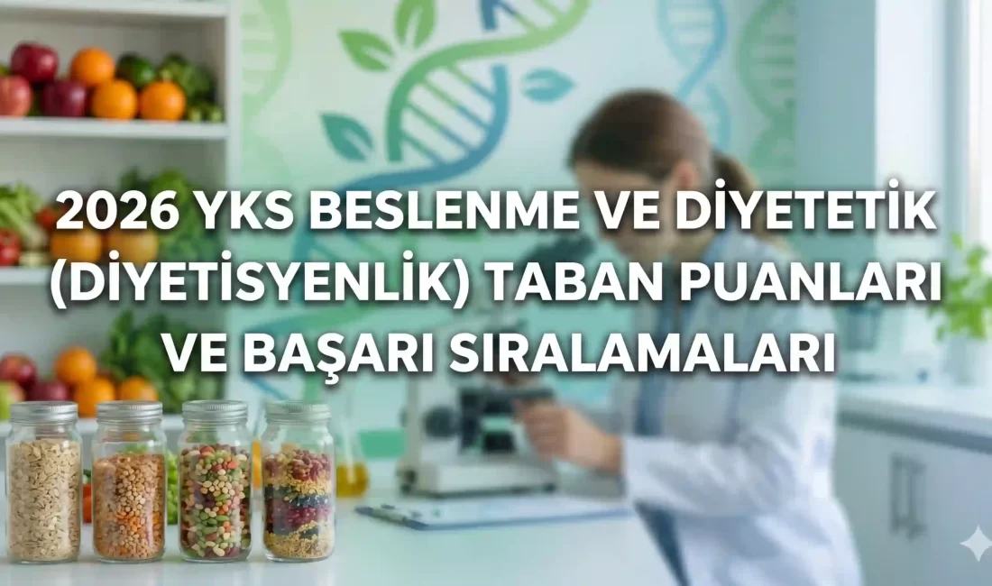2026 YKS Beslenme ve Diyetetik (Diyetisyenlik) Taban Puanları ve Başarı Sıralamaları 2026 YKS Beslenme ve Diyetetik (Diyetisyenlik) Taban Puanları ve Başarı