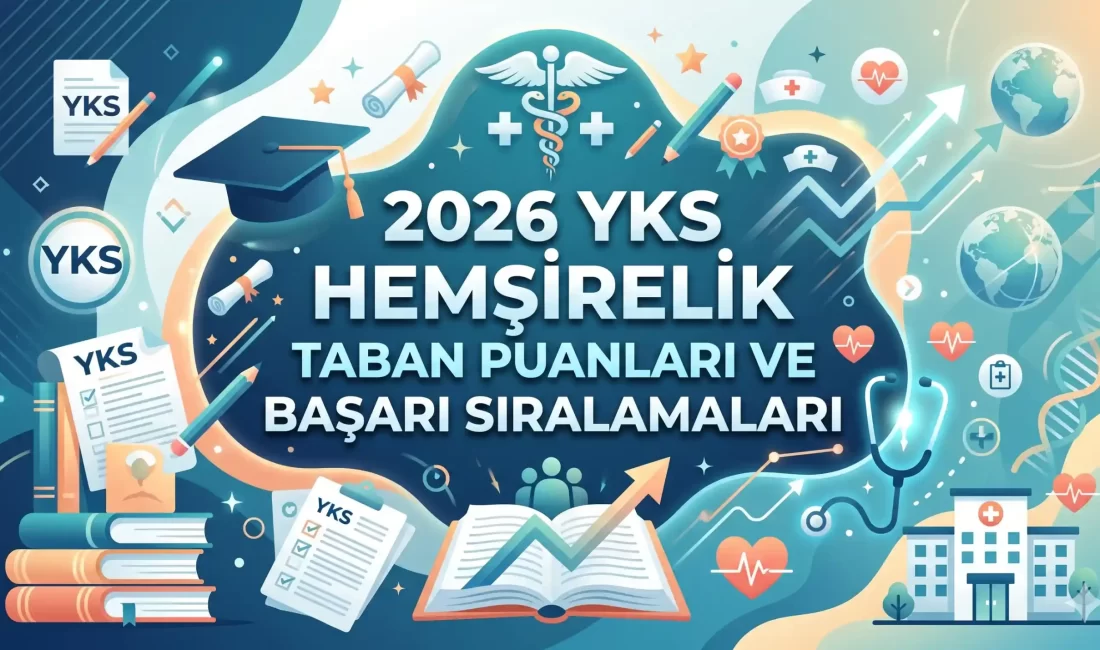 2026 YKS Hemşirelik Taban Puanları ve Başarı Sıralamaları 2026 YKS Hemşirelik Taban Puanları ve Başarı Sıralamaları : Sağlık