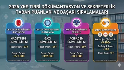 2026 YKS Tıbbi Dokümantasyon ve Sekreterlik Taban Puanları ve Başarı