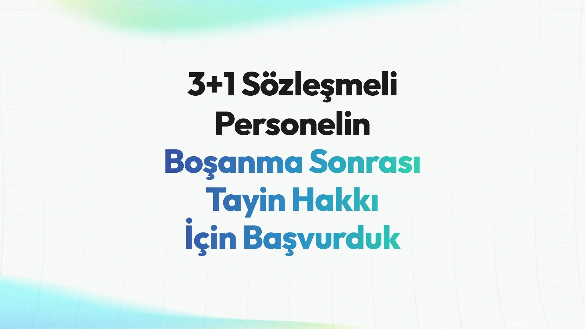 Sağlıkta Yeni Yüzyıl Sendikası, 663 sayılı KHK’nin 45/A maddesi kapsamında