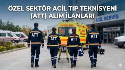 Özel Sektör Güncel Acil Tıp Teknisyeni (ATT) Alım İlanlarını sizler