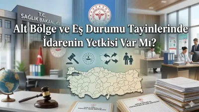 Sağlık çalışanlarının merak ettiği alt bölge ve eş durumu tayin