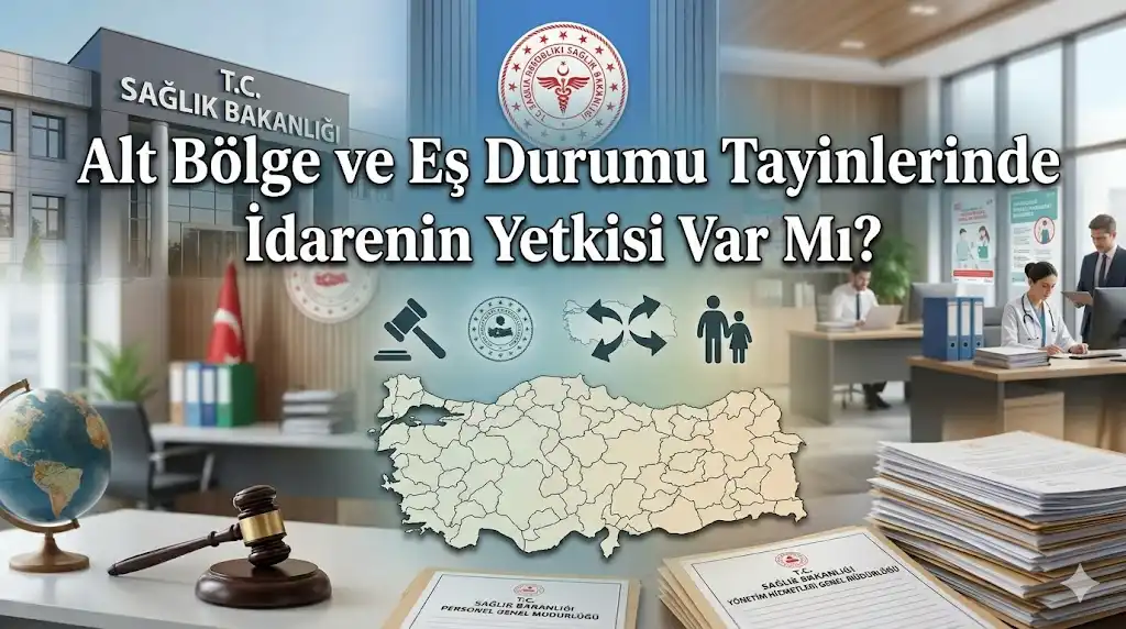 Sağlık çalışanlarının merak ettiği alt bölge ve eş durumu tayin