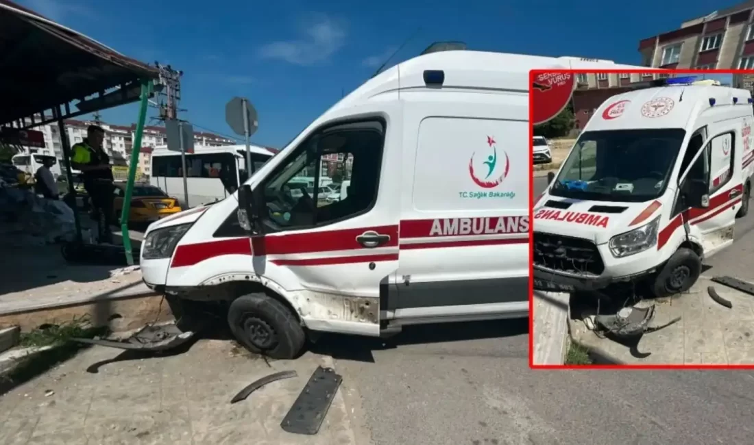 Tekirdağ'ın Kapaklı ilçesinde bir vakaya gitmek üzere yola çıkan Ş.A.