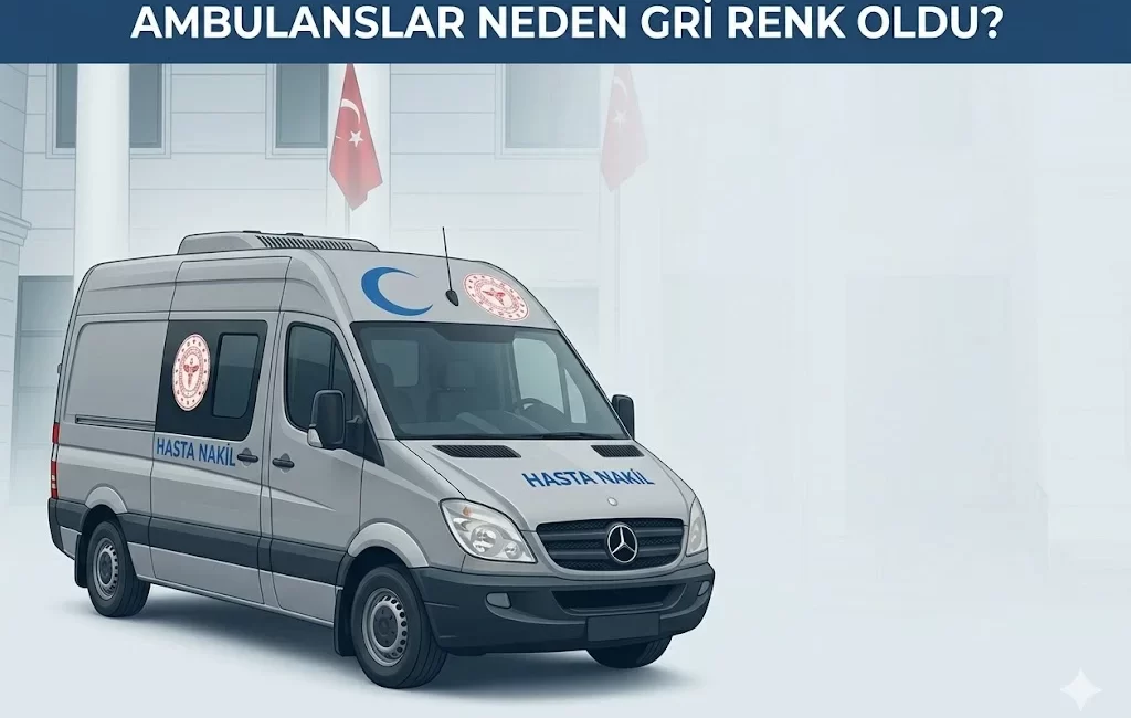 Ambulanslar Neden Gri Renk Oldu? Ambulanslar Neden Gri Renk Oldu? Çok sorulan o sorunun cevabını