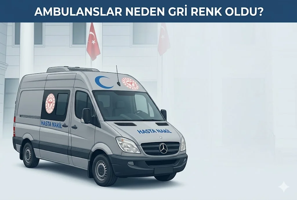 Ambulanslar Neden Gri Renk Oldu? Çok sorulan o sorunun cevabını