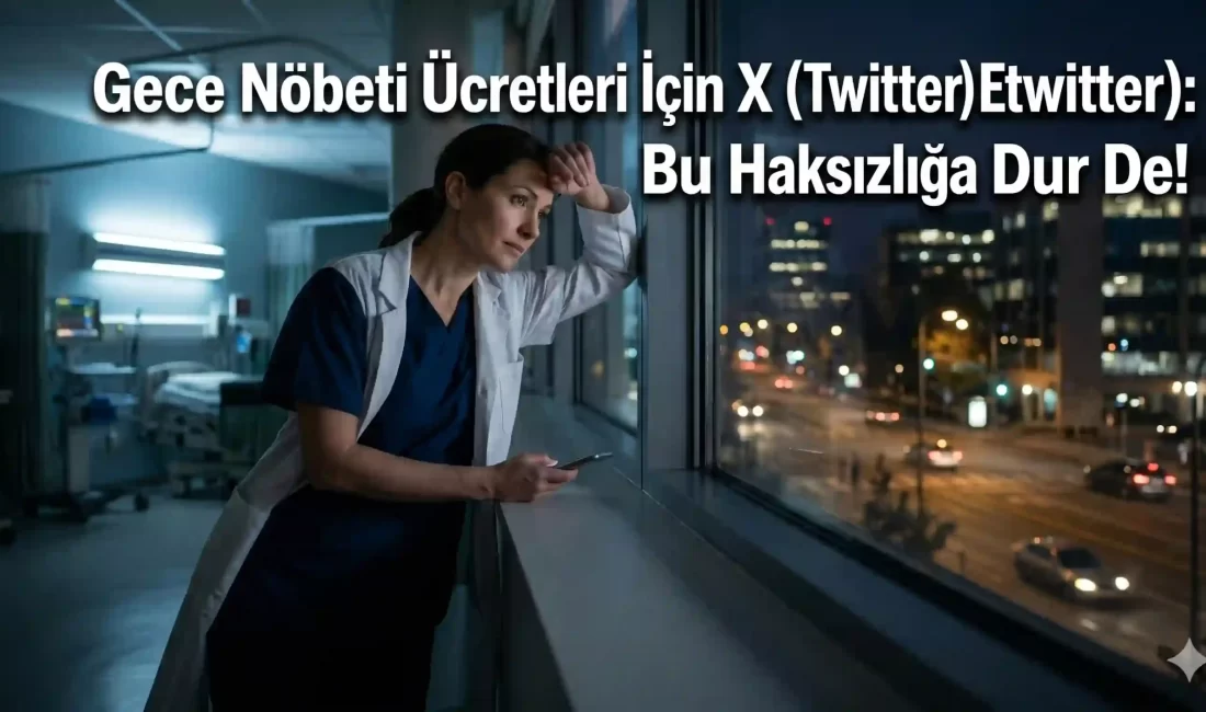 Gece Nöbeti Ücretleri İçin X (Twitter) Etkinliği: Bu Haksızlığa Dur De! Hemşirelik ve Tüm Sağlık Profesyonelleri Sendikası (HEP-SEN), Resmî Gazete'de yayımlanan