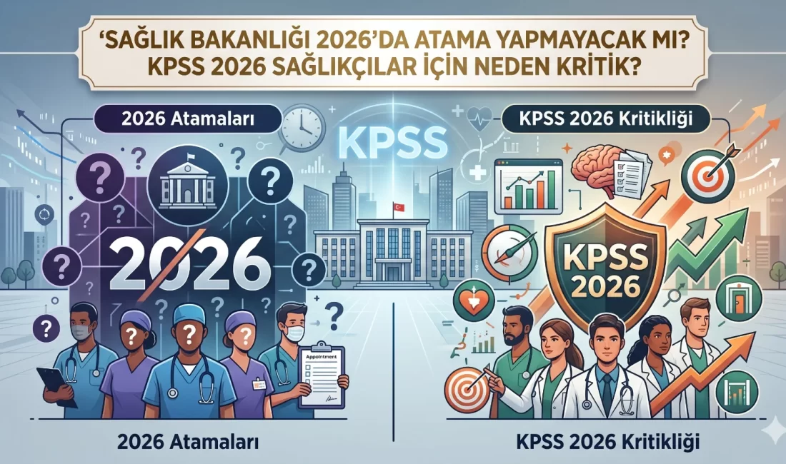 Sağlık Bakanlığı'nın son dönemde gerçekleştirdiği sınırlı personel istihdamının ardından, gözler