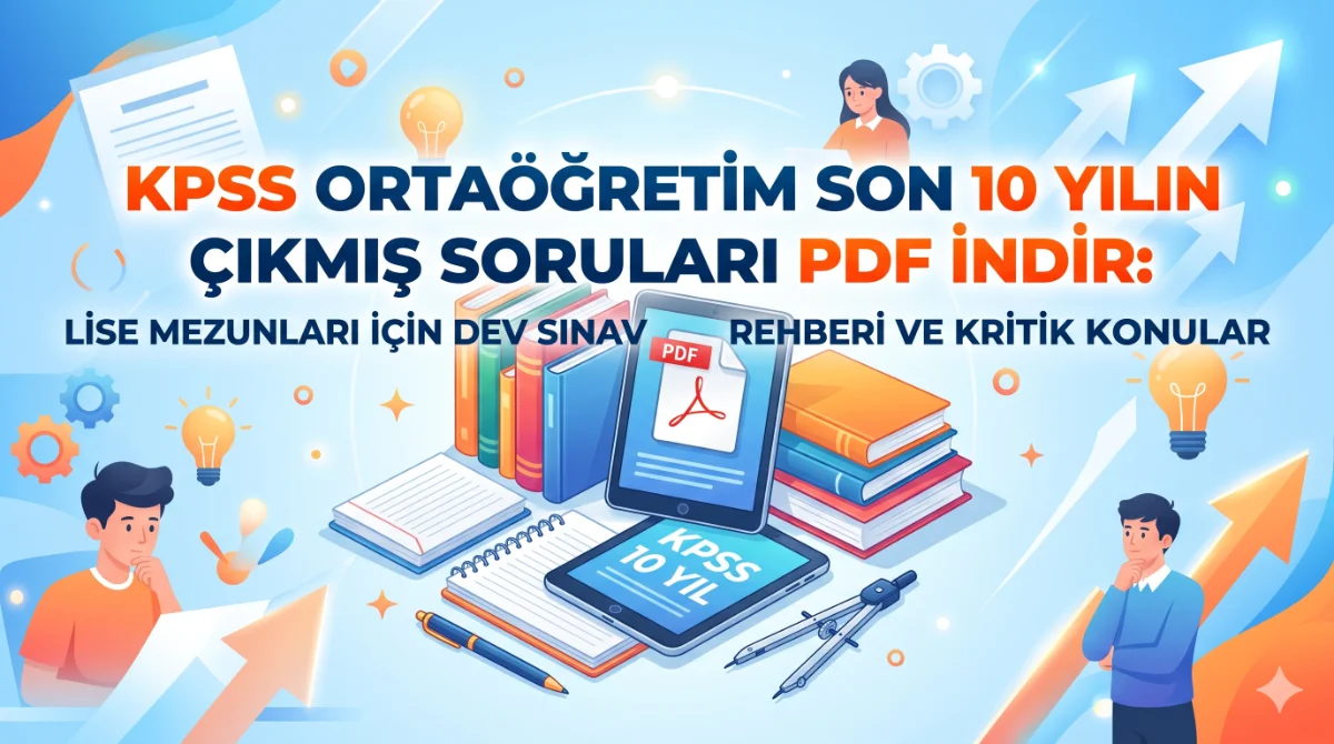 Kamuda memur olmak isteyen tüm lise mezunları için KPSS Ortaöğretim