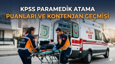 KPSS Paramedik Atama Puanları
Sağlık Bakanlığı İlk ve Acil Yardım (Paramedik)