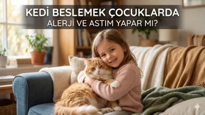 Kedi Beslemek Çocuklarda Alerji ve Astım Yapar mı?
Evde kedi bulunmasının