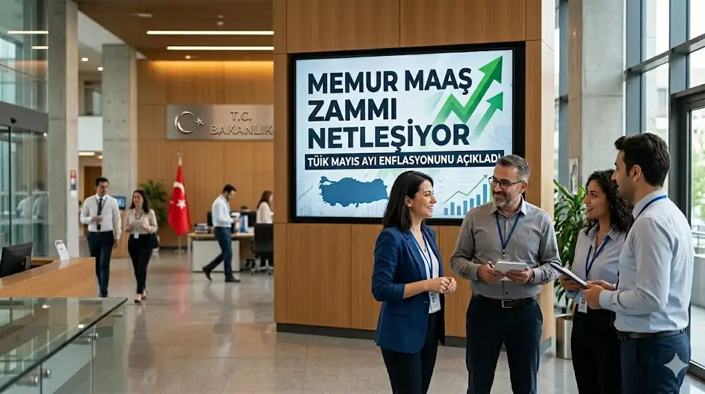 Memur Maaş Zammı Netleşiyor!
TÜİK tarafından açıklanan Mayıs ayı enflasyon verileriyle
