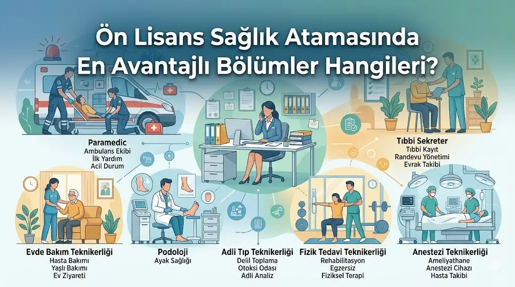 2 yıllık ön lisans sağlık bölümlerinin 8 yıllık KPSS atama