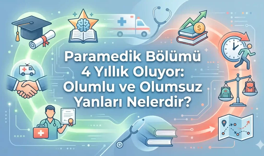 Paramedik Bölümü 4 Yıllık Oluyor: Olumlu ve Olumsuz Yanları Nelerdir? Paramedik Bölümü 4 Yıllık Sisteme Geçiyor!
Türkiye'de İlk ve Acil