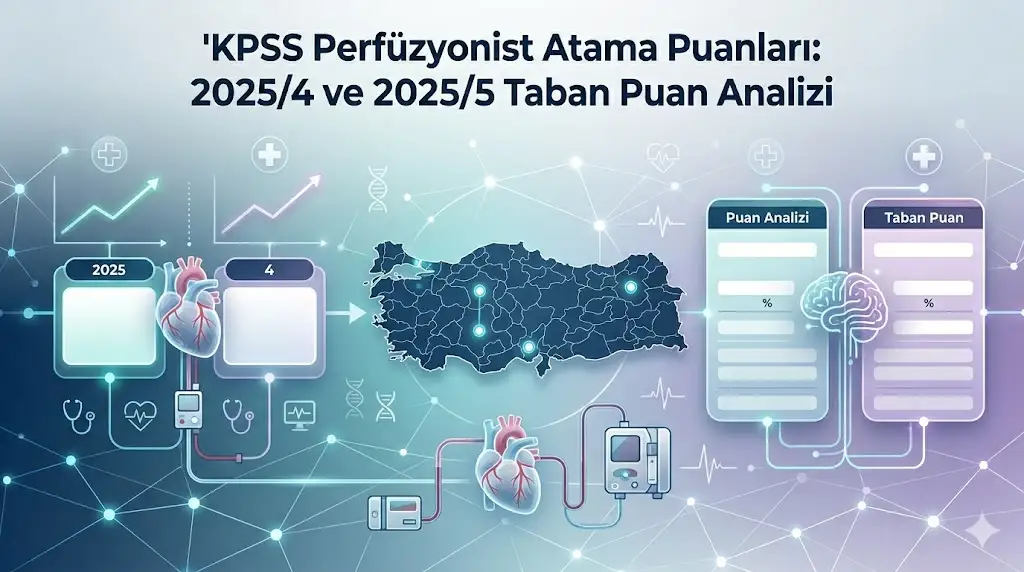 Perfüzyonist Atama Puanları
Sağlık Bakanlığı KPSS 2025/4 ve KPSS 2025/5 yerleştirme