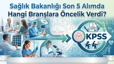 Sağlık Bakanlığı'nın son 5 merkezi yerleştirme döneminde (2022/5 - 2025/5)