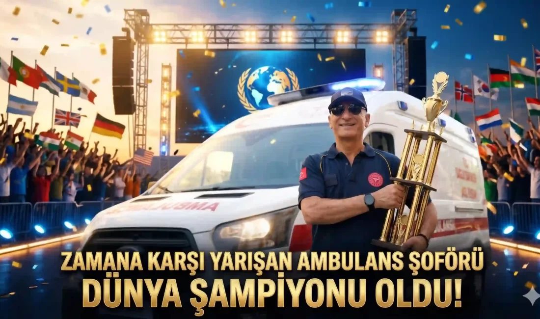 Gaziantep’te ambulans şoförlüğü yapan 55 yaşındaki Ali Doğru, mesaisinde insan